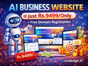 AI Business Website Price @ Just Rs.9499Only - Free Domain Registration
