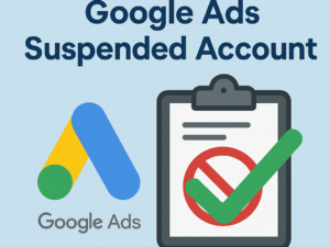 Google ads suspended Account