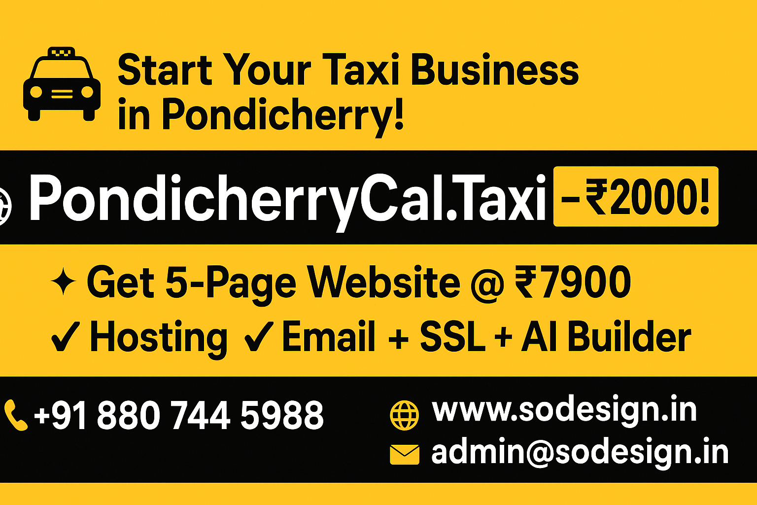 call taxi pondicherry Services