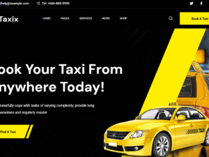 Taxix - Taxi Booking WordPress