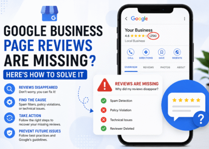 Google Business Reviews Missing